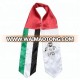 2018 Flag Printed Satin UAE Football Scarf Custom UAE National Day Scarf