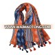 Manufacturers Wholesale Bohemian Geometric Tassels Large Scarf Women Long Cotton Scarf