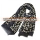 Hot sale popular leopard print polyester scarf  factory Sale