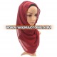 head muslim malaysia heavy chiffon scarf premium turkey/plain bubble hijab polyester chiffon scarf custom wholesale