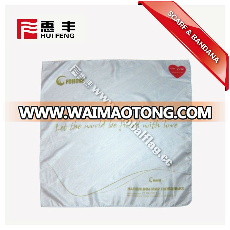 plain cotton white bandana scarf in Guangzhou