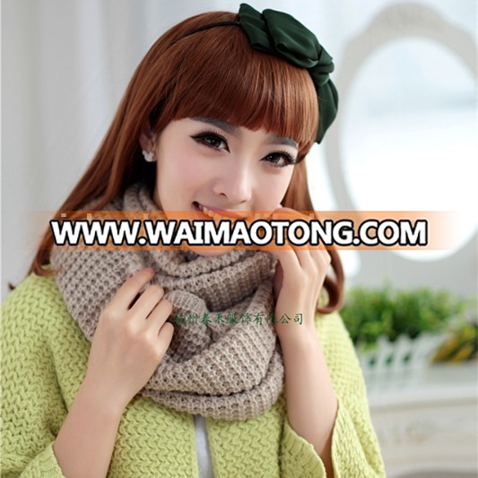 flat machine girls fashion knitted neck warmer arab shemagh scarf desert scarf